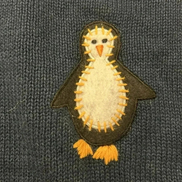 Bobbie brooks vintage ramie blend knit vest festive holiday christmas - Picture 4 of 6